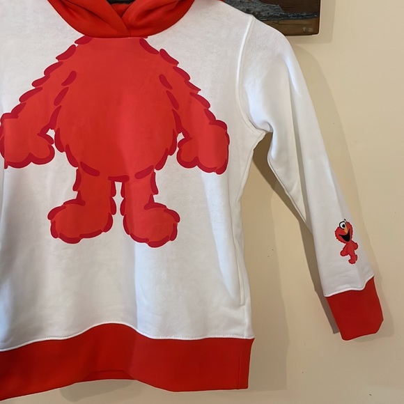 Universal Studios Japan Sesame Street Elmo Hoodie Sweater - Picture 7 of 14